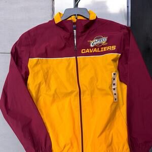 NWT Cleveland Cavaliers Lightweight Track Zip-up Jacket Sz Medium